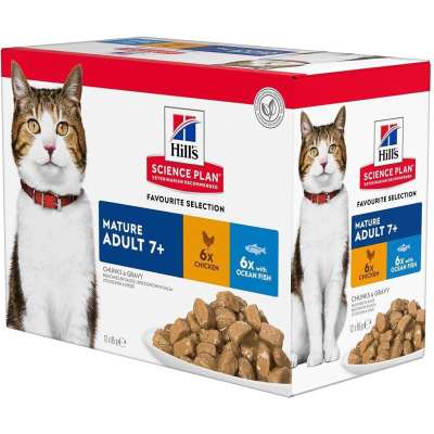 Hill's Science Plan Feline Mature Adult 7+ 12x85g - 12x85g