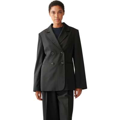 Julie Josephine Thea Twill Blazer Blazer Sort