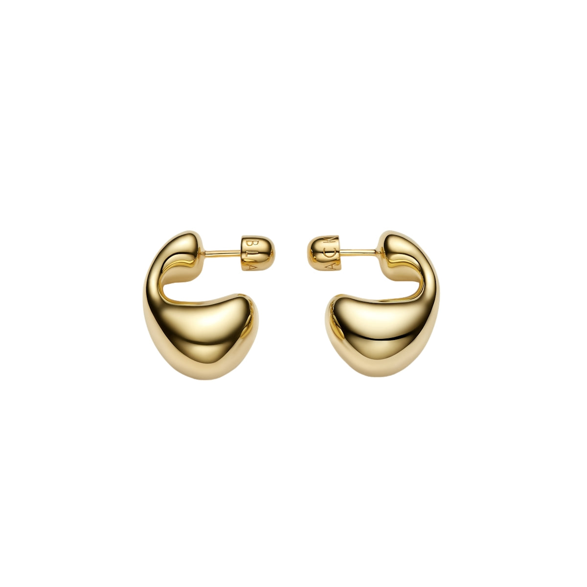 Maria Black Dolphin Earrings Small Pair Øredobber Gull