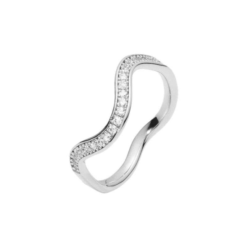 Maria Black Rose Ring Ring Sølv