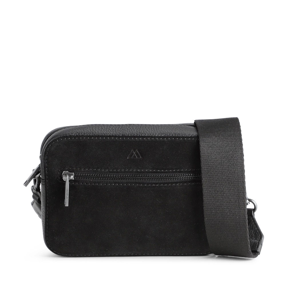 EleaMBG Crossbody Veske, Suede Mix