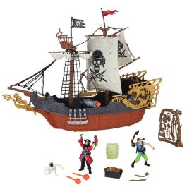 Kapteinens Piratskip m/ figurer og tilbehør