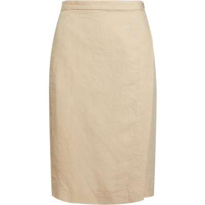 Polo Ralph Lauren Linen Wrap Skirt Skjørt Beige