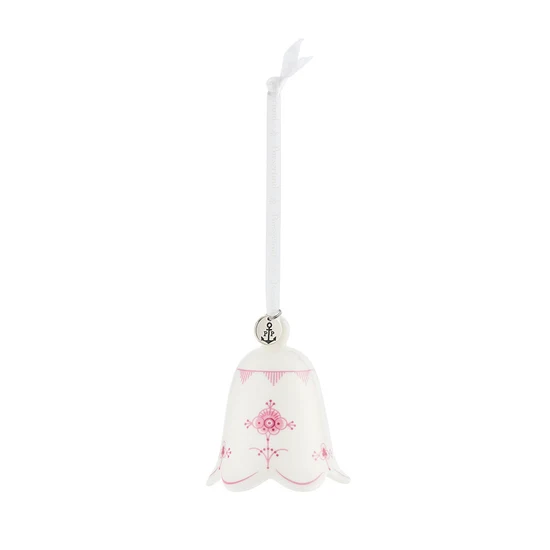 Porsgrunds Porselænsfabrik Bjelle Stråmønster Rosa 7cm