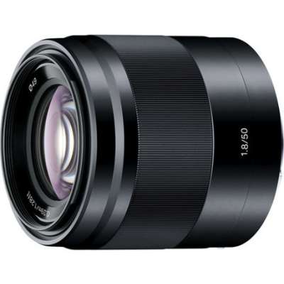 Sony E 50mm f/1.8 OSS Sort