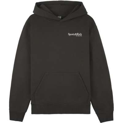 Sporty & Rich HWCNY Hoodie Hettegenser Vasket Sort