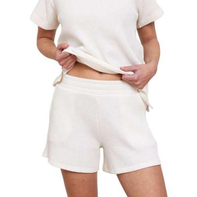 We Norwegians Waffle Shorts Women Shorts Off-White